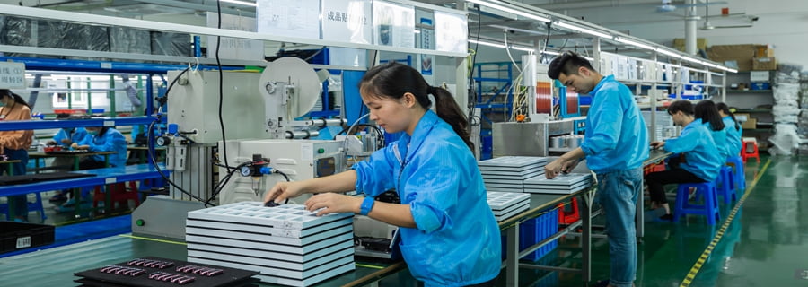 SMT automated production line in ChronoWell factory